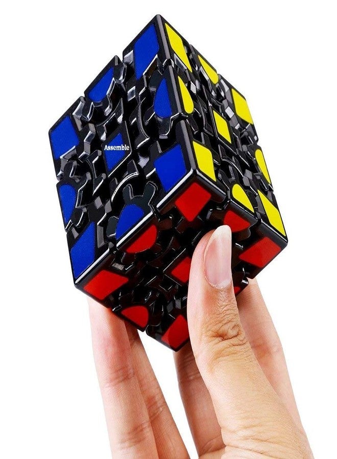 اسمبل مكعب تروس ثلاثي الأبعاد قابل للتجميع، مكعب تروس سرعة خاص بالمطابقة 3x3 بدون ملصقات، لغز ملتوي - Image 2